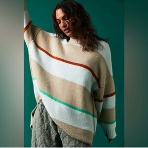 Free People Peaches Striped Tunic